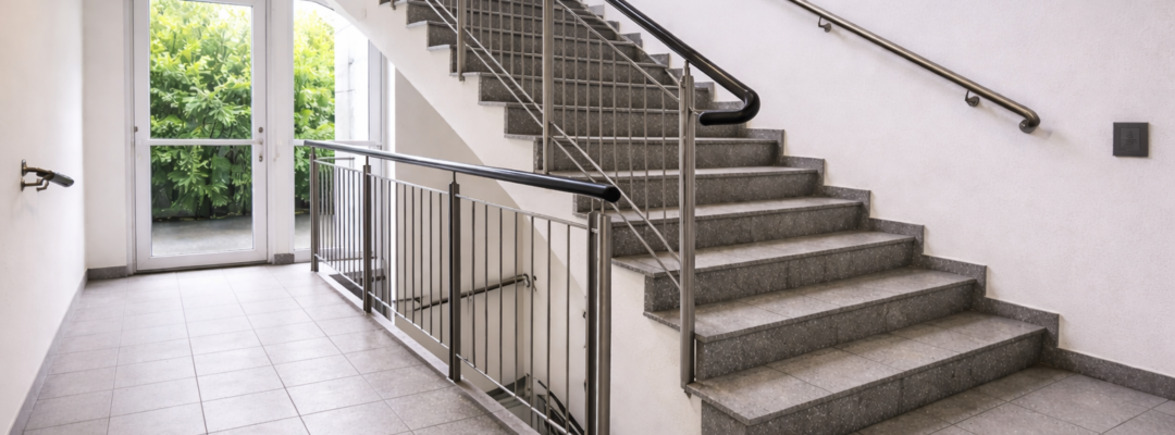 Treppenhausreinigung Nachher